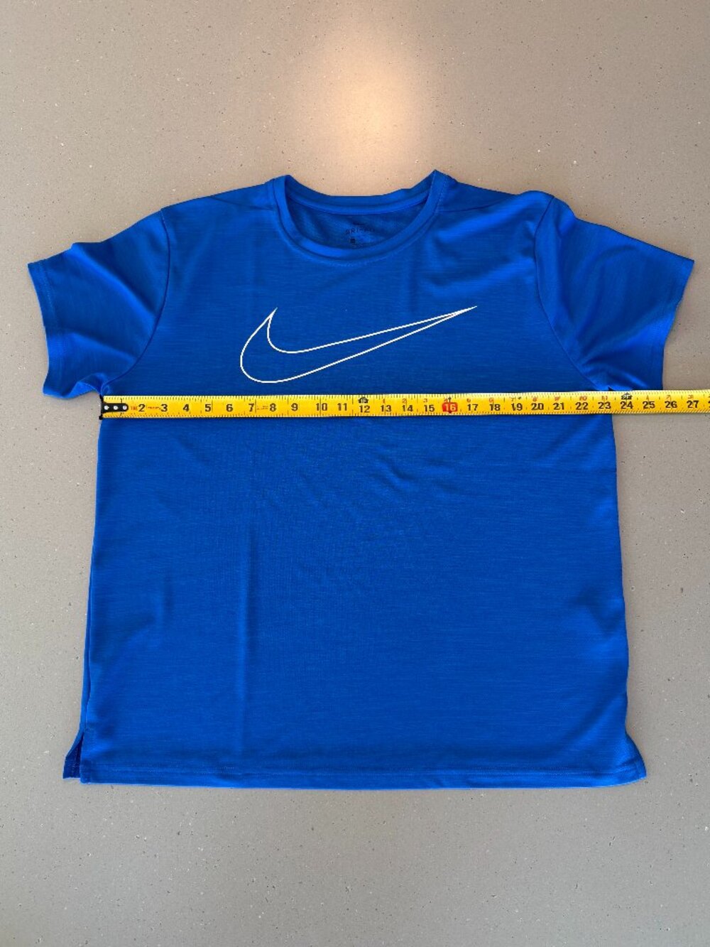 Mens Nike Dri Fit T-Shirt Blue X-Large